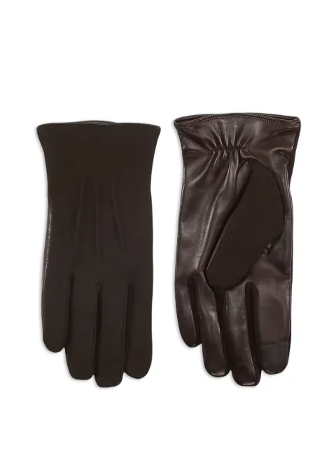 NN07 gathered gloves Brown 2389077976800