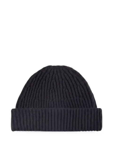 NN07 turn-up-brim beanie hat Blue 2186209698