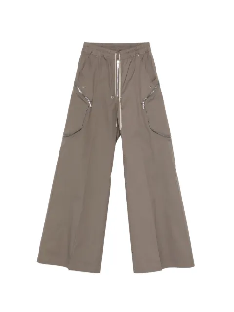 Rick Owens Heizer Belas zip-pocket trousers Brown RU01F2338TE