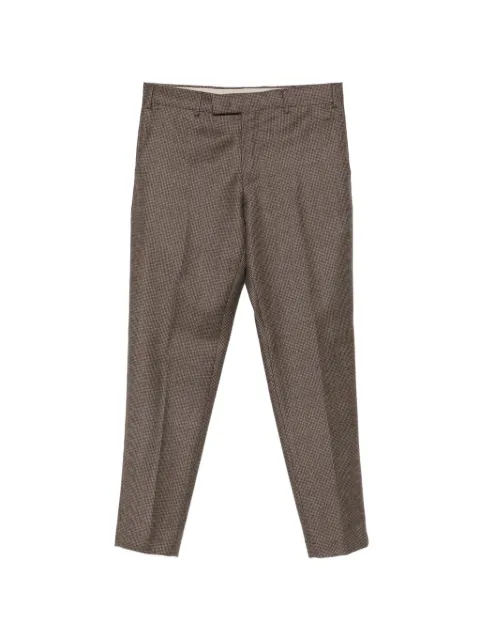 PT Torino houndstooth trousers Brown CORFZ1Z00FWDMA24