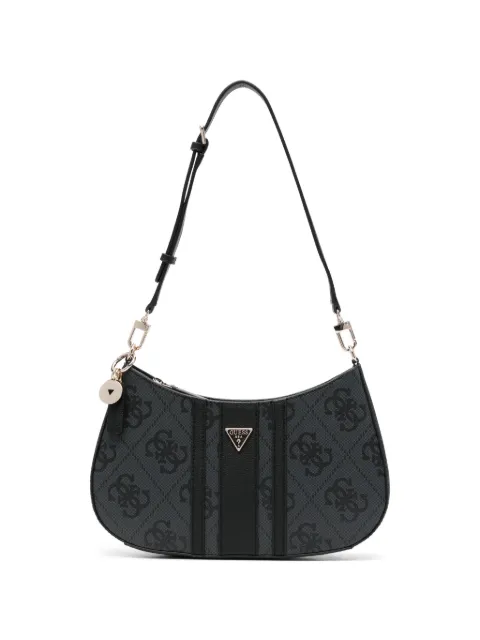 GUESS USA Noelle patterned charm shoulder bag Grey HWSS9672070CLO