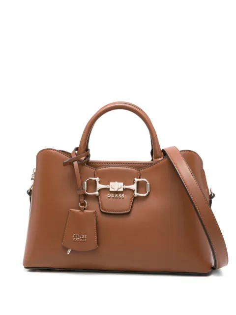 GUESS USA Janie charm tote bag Brown HWVG9910060COG