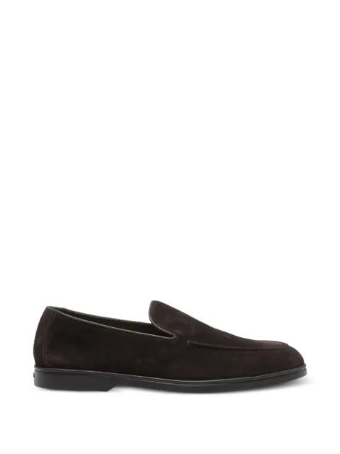 Doucal's almond-toe loafers Brown DU3413NWMAUY009TM23