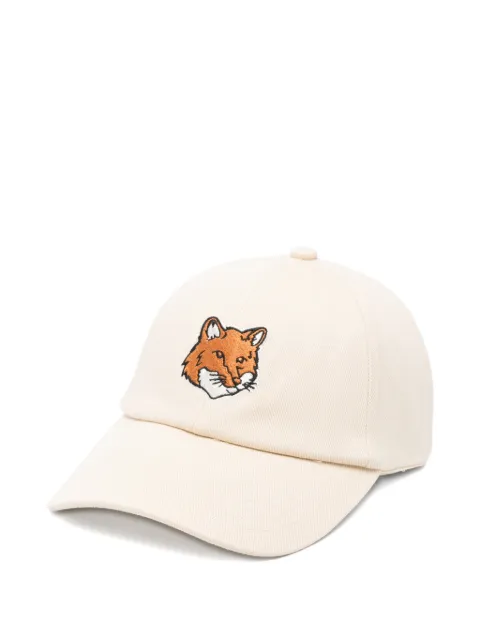 Maison Kitsuné Fox Head baseball cap Neutrals PM06100WW0096