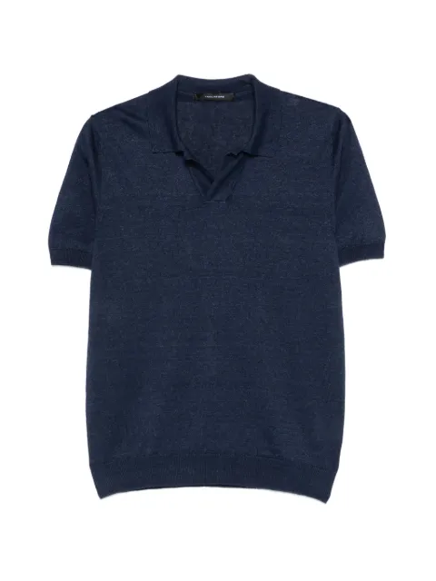 Tagliatore Keith V-neck T-shirt Blue KEITHGSE2602