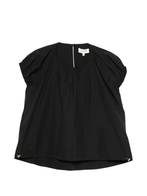 PSOPHIA crew-neck blouse Black 212TOP2644