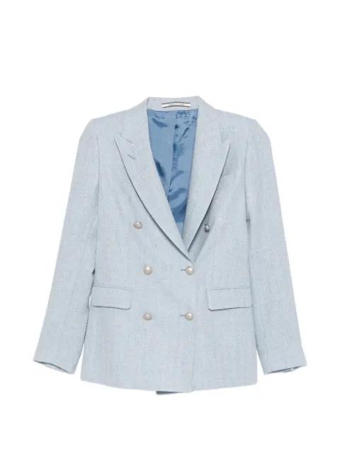 Tagliatore double-breasted blazer Blue JPARIGI10B610084
