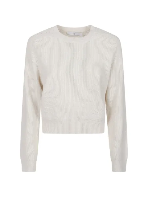 IRO ribbed crew-neck sweater Neutrals WM12CELENA
