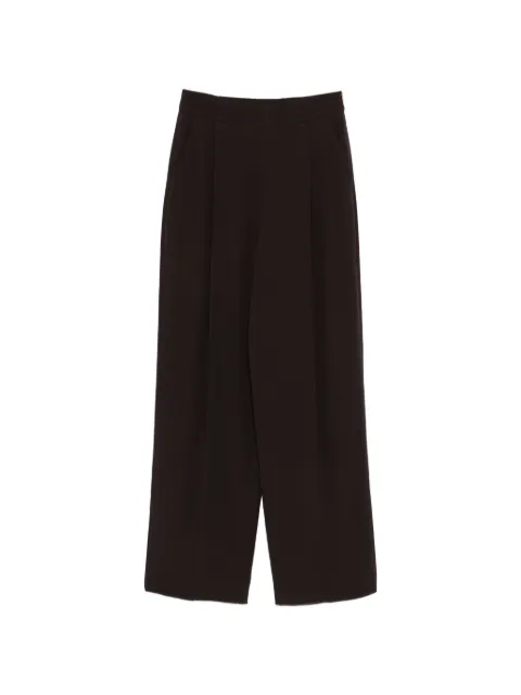 Agnona pleated trousers Brown T71008XU5074