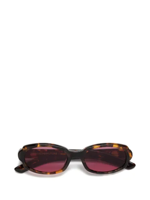 Retrosuperfuture Esatto oval-frame sunglasses Brown ESATTO