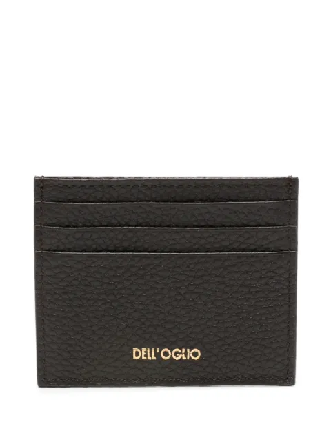Dell'oglio grained-leather cardholder Brown DO200LTHC