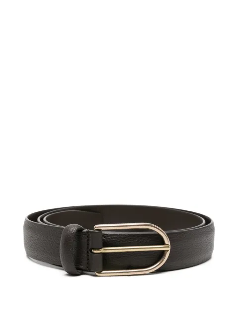 Dell'oglio textured leather belt Brown 0325385107