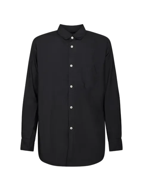 Comme Des Garçons Peter Pan-collar chest-pocket shirt Black FQB501051BLACK