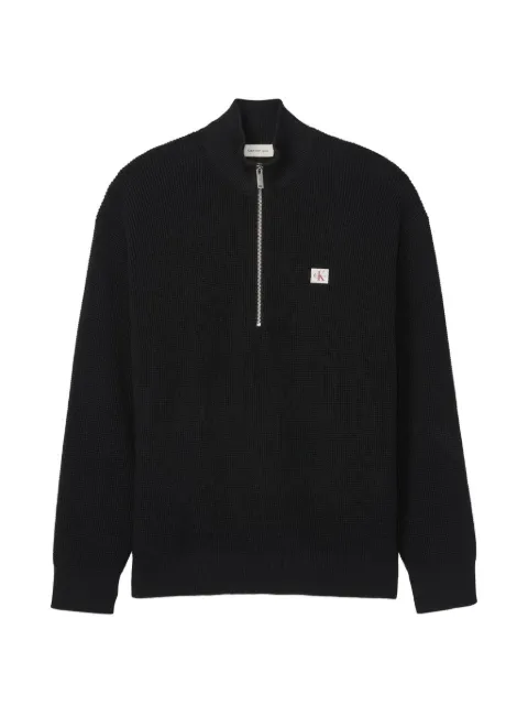 Calvin Klein zip fastening sweater Black LV04RE308GUB1