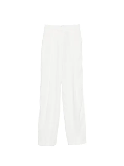 Elisabetta Franchi linen-blend trousers White PA17962E2