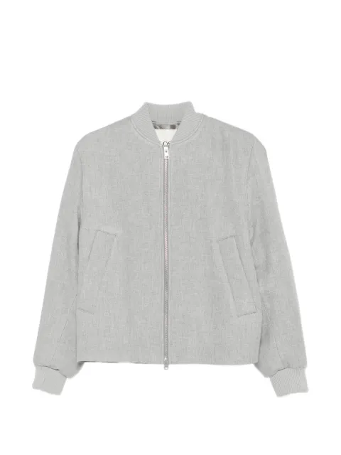 Closed zip-up bomber jacket Grey C9719666D22