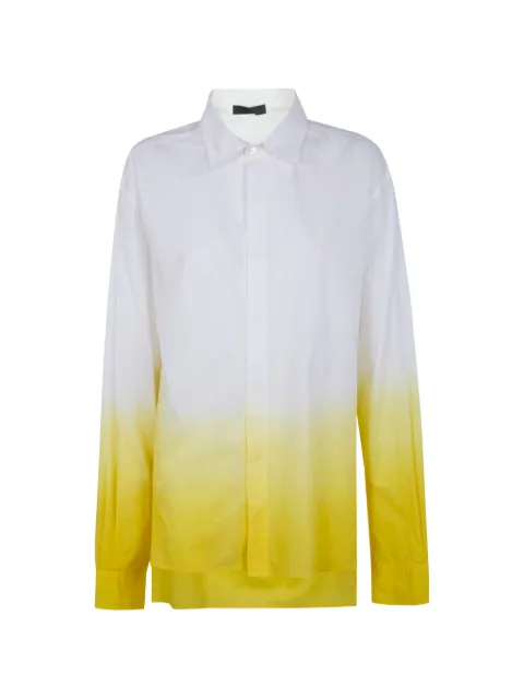 Maria Calderara dip-dye-effect shirt White V202MH12