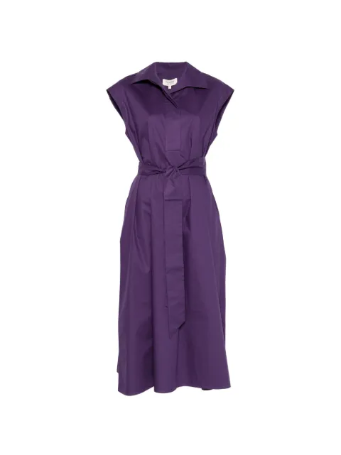 PSOPHIA belted shirt dress Purple 221DRS2682
