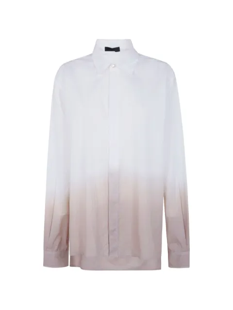 Maria Calderara dip-dye-effect shirt White V202MH14