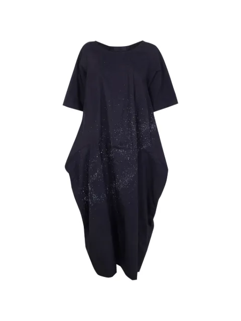 Maria Calderara splatter-print dress Black V504PK91