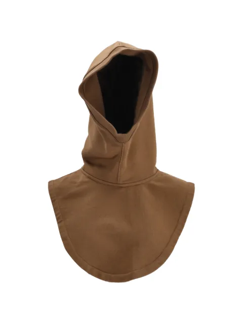 Burberry Pre-Owned cotton hooded dickey Brown NAPPUDEAC624440W