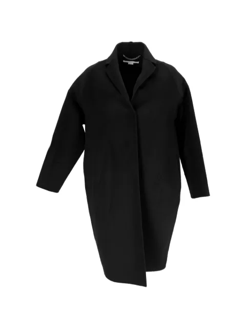 Stella McCartney Pre-Owned asymmetric coat Black RFCPUDECL678839W