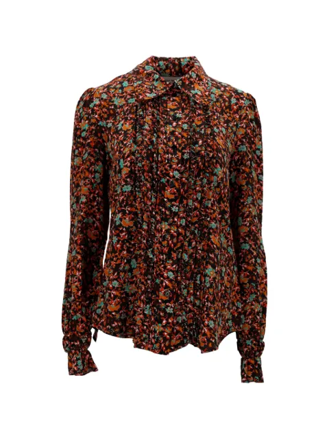Victoria Beckham floral shirt Black NAPPUDECL467569W