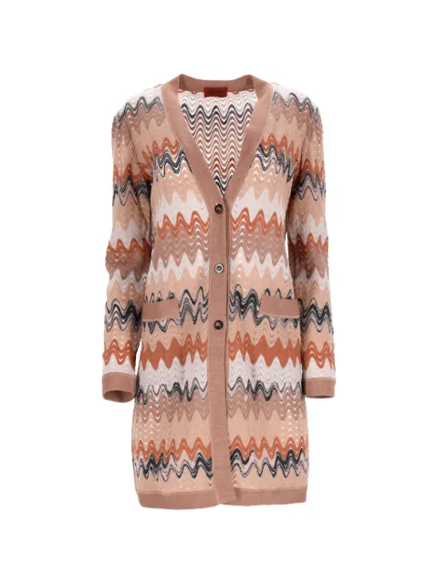 Missoni Pre-Owned button-up long cardigan Neutrals NAPPUDECL461278W
