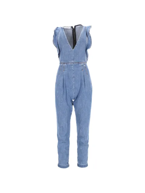 Philosophy Di Lorenzo Serafini V-neck jumpsuit Blue NAPPUITCL460945W