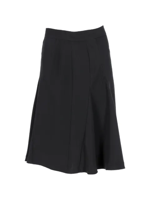 Givenchy Pre-Owned paneled midi skirt Black NAPPUFRCL446544W