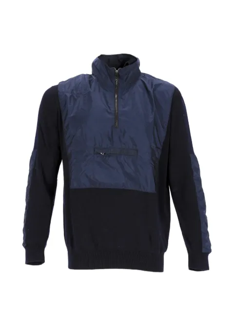 Prada Pre-Owned half-zip sweater Blue MRPPUDECL451057W