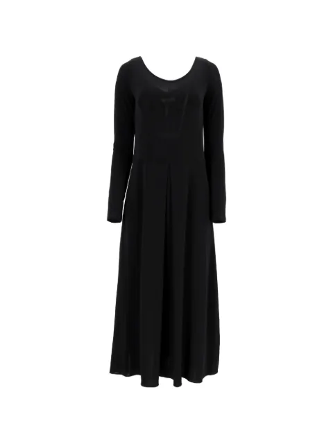 Max Mara Leisure pleated maxi dress Black NAPPUITCL466303W