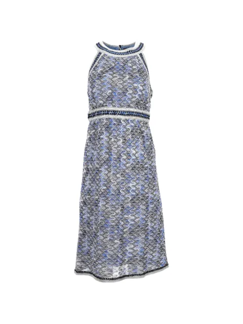 Missoni Pre-Owned halter-neck midi dress Blue NAPPUDECL461281W
