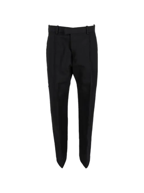 Bottega Veneta Pre-Owned tailored high-waisted trousers Black NAPPUDECL449719W
