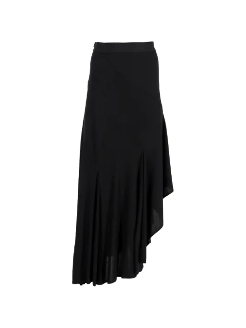 Max Mara asymmetric midi skirt Black NAPPUDECL463583W