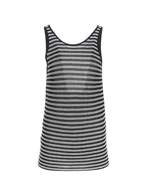 Pre-Owned Alexander Wang striped tank top Black TONPUFRCL399022W