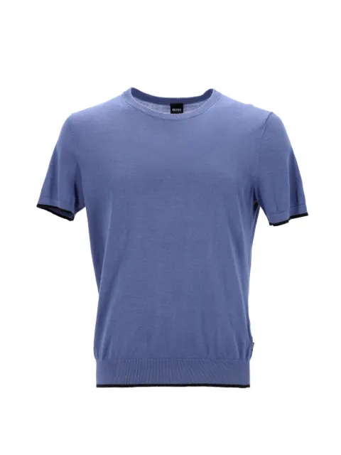 BOSS short-sleeve T-shirt Blue TONPUDECL363832M