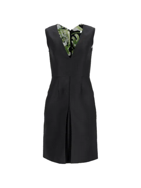 PUCCI Pre-Owned V-neck sleeveless mini dress Black TONPUGBCL338178W