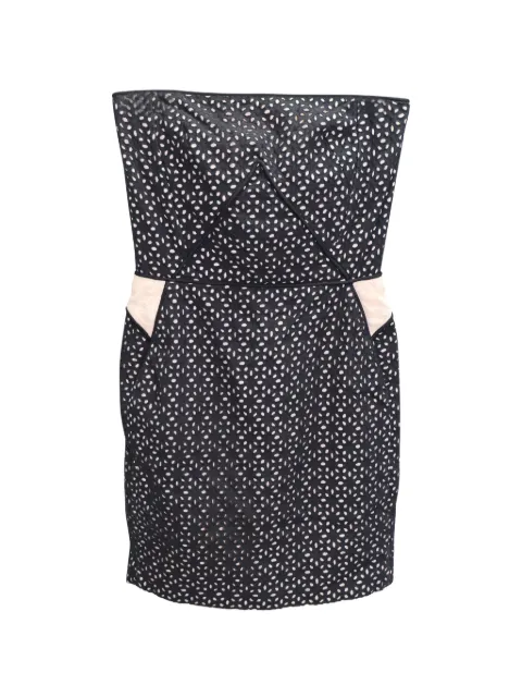 Maje eyelet tube mini dress Black NAPPUGBCL106794W