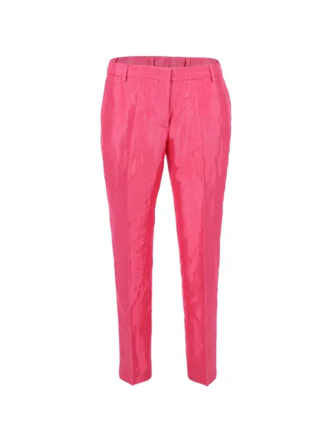 Dries Van Noten Pre-Owned straight-leg trousers Pink TONPUGBCL254888W