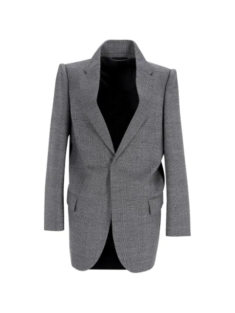 Balenciaga Pre-Owned single-breasted coat Grey BADOPLCL255568W