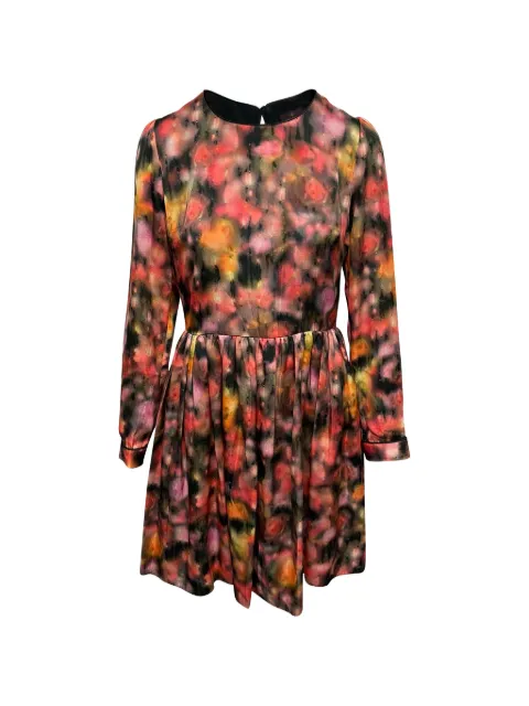 Mulberry Pre-Owned long-sleeve mini dress Red NAPPUGBCL095701W
