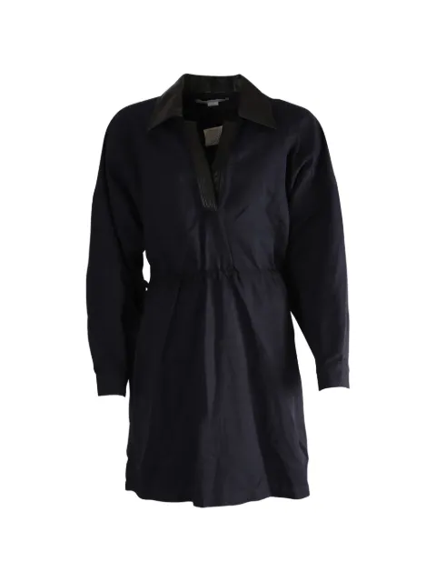 Stella McCartney Pre-Owned collar trim dress Blue NAPPUGBCL226625W