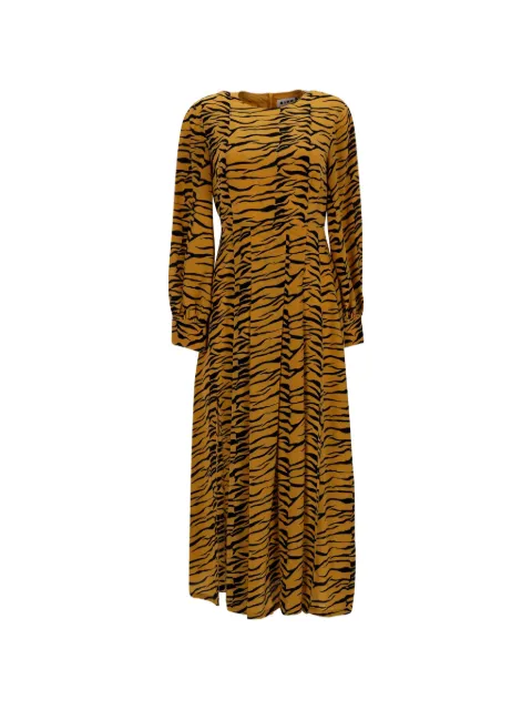 Rixo Emma print midi dress Yellow TONPUGBCL262514W