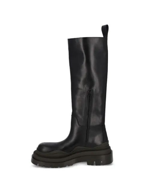 Bottega Veneta Pre-Owned tire leather boots Black 667917VBS501291