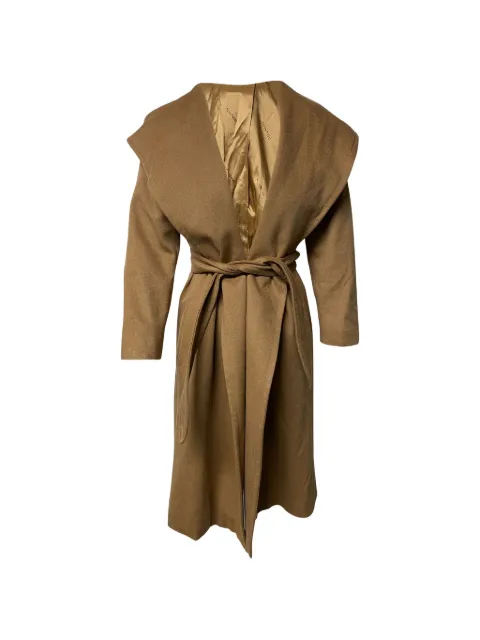 Max Mara hooded cashmere coat Brown NAPPUGBCL086477W