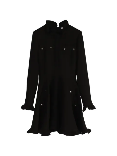 JW Anderson long-sleeve ruffled dress Black NAPPUGBCL225027W