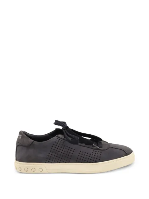 Tod's Vintage perforated lace-up sneakers Blue MRPPUGBSH210421M