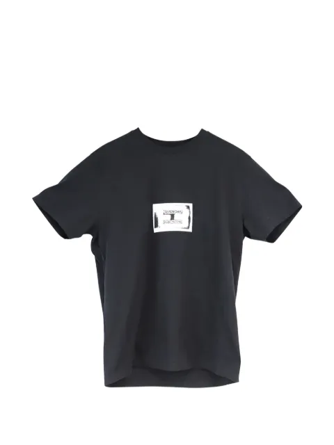 Givenchy Pre-Owned logo-print T-shirt Black MRPPUGBCL115793M
