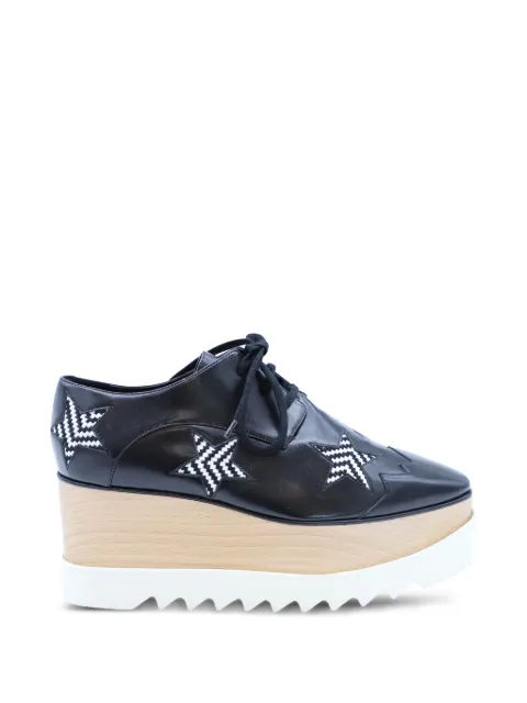 Stella McCartney Pre-Owned star-embellishment derby shoes Black NAPPUGBSH118966W